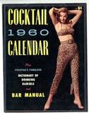 Cocktail Pinup Mixology Calendar 1960 Drink Recipes Bartender Saloon Speakeasy