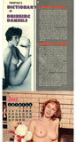 Cocktail Pinup Mixology Calendar 1960 Drink Recipes Bartender Saloon Speakeasy