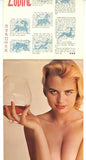 Cocktail Pinup Mixology Calendar 1960 Drink Recipes Bartender Saloon Speakeasy