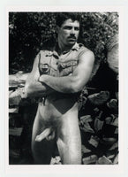 Ed Horst 1989 Colt Studios 5x7 Jim French Bad Boy Biker Denim Vest Gay Physique Beefcake Hunk J9765