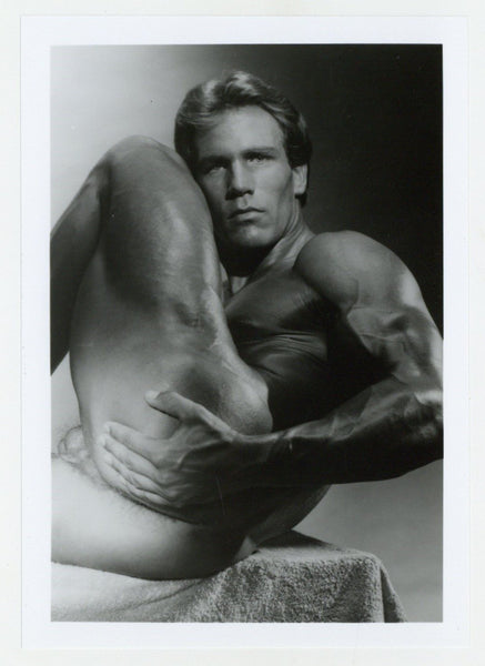 Mark Gamble Muscular Blonde Hunk 1989 Colt Studios 5x7 Ass View Gay Physique Beefcake J9785