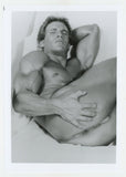 Mark Gamble Sexy Hot Blonde Hunk 1989 Colt Studios 5x7 Ass View Gay Physique Beefcake J9786