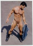 Tony Ganz 1997 Colt Studios 5x7 Gorgeous Beefcake Nude In Cowboy Boots Gay Photo J9877