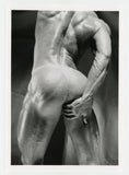 Mark Bradshaw 1994 Colt Studios Close Up Rear Ass Beefcake Hunk 5x7 Gay Physique Nude J9897