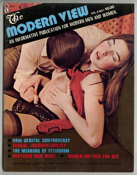 Modern View V2#1 Research Library 1973 Hot Hippie Sex 4pgs Hairy Women Hard Sex M22714