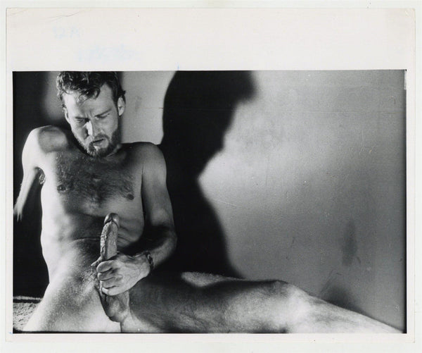 Well Endowed Badboy 1980 Original Gay Photo 8x10 Scruff Long Throbbing Stroke J10102