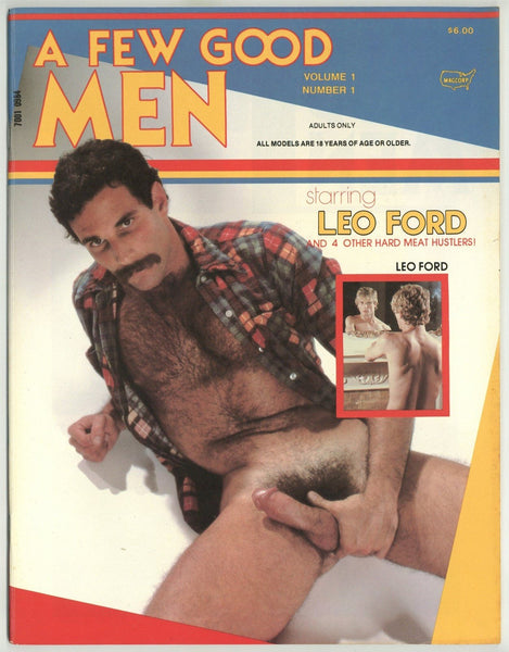 A Few Good Men V1#1 Leo Ford, Hal Fischer, Bruce Bixby 48pg Lance Cardman, Josh Raffertry Magcorp Vintage Gay Sex Magazine M23582