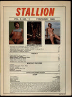 Stallion V3#11 Stallion Pub. Kirk Peterson, Felice Picano, Rick Donovan 84pgs Gay Interest M22728