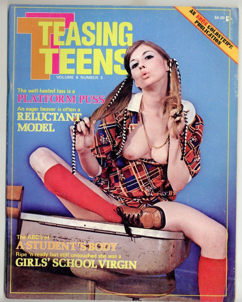 Teasing Teens V6#3 Eros Goldstripe 1975 Role Play 64pg Quality Vintage Erotica M22812