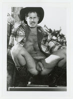 Eddy Calhoun 1980 Colt Studio 5x7 Rugged Gay Cowboy Hairy Chest Beefcake F34 J10003