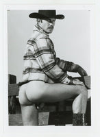 Eddy Calhoun 1980 Colt Studio 5x7 Serious Rugged Cowboy Ass View Beefcake F34 J10005