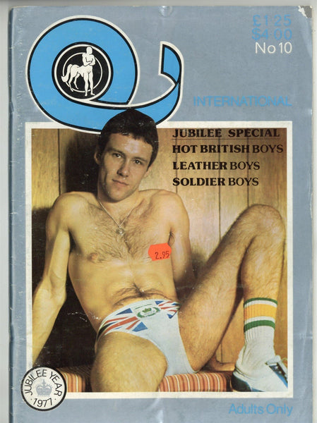 Q International #10 Blue Centaur 1977 Ron Wright, Chris White, Rod Britain 64pgs Gay Magazine M22992