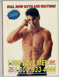 Inches 1991 Derek Quinn, Randy Spears, Lou Cass 100p Scott O'Hara Vintage Gay Magazine M23020