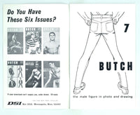 Butch #7 DSI Sales 1966 Vintage Male Beefcake Models 48pgs Gay Magazine M23054