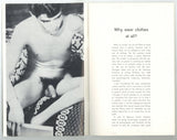 Male Pose #2 Darte Distributors 1967 Greyhuff Review 24pgs Vintage Gay Beefcake Homophile Magazine M23060