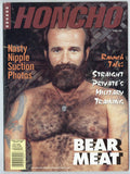 Honcho April 1996 Hairy Teddy Bear Beefcakes 100pgs BDSM Leather M23082