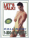Inches 1991 Lex Baldwin, Catalina, TJ Scott 100pgs Filmco Gay Pinup Magazine M23097