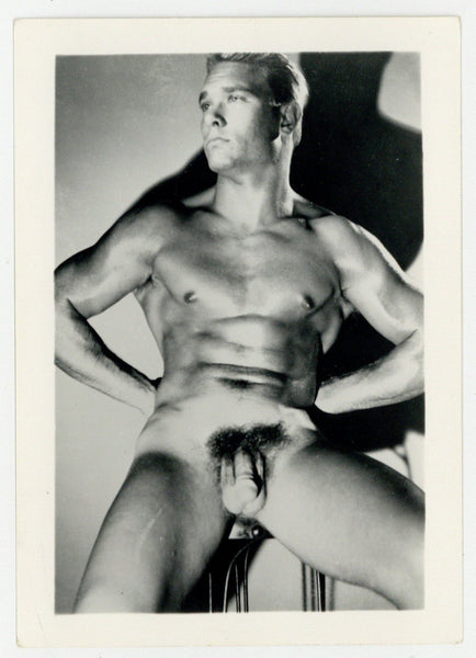 Blonde Hunk 1960 Original 5x4 Gay Physique Beefcake Vintage Nude Photo Q8500