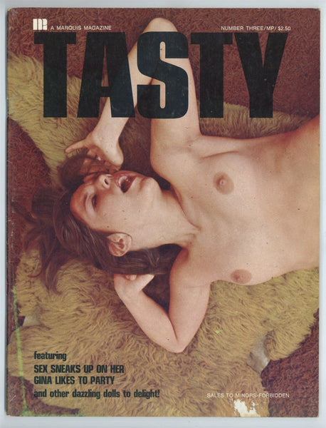 Tasty V1#3 Quality Hippie Erotica Magazine 1975 Marquis Pub. 64pg 1975 Beautiful Solo Women M21207