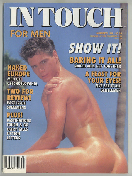 In Touch 1991 Cameron Taylor Paul Sexton 100pgs Don Hunter Gay Magazine M23269