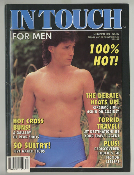 In Touch 1992 Ian Collins Austin Moore Roma Studios 100pg Johnny Kirk Gay Magazine M23273