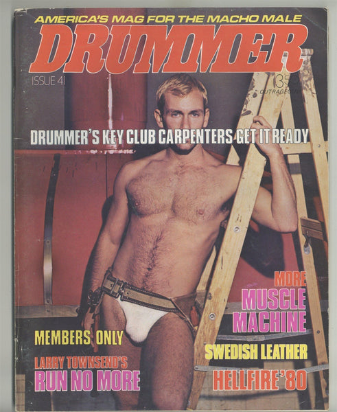 Drummer 1980 Alternate Pub Larry Townsend 88pgs Vintage Leather Gay Magazine M23285
