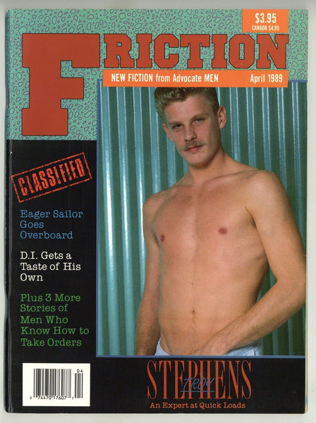Friction 1989 Troy Stephens Steve Paige 68pg Vintage Gay Beefcake Magazine M23297