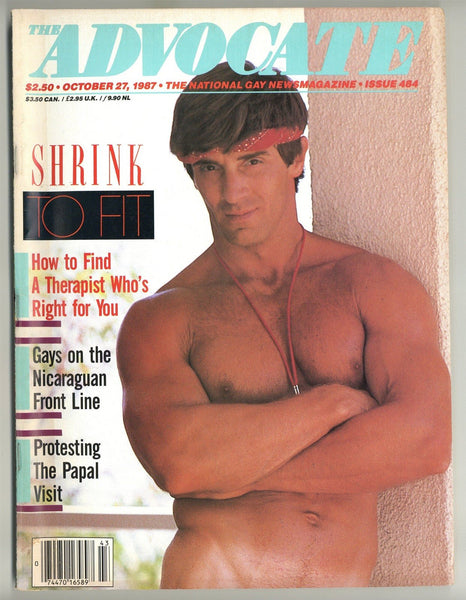Advocate 1987 Fred Bisonnes, Henry Jay Mach 132pgs Gay News Magazine M23314