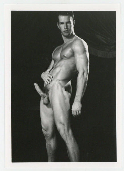 Glen Buckner 1994 Colt Studio 5x7 Bold Stare Beefcake Gay Physique Photo J10232