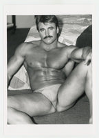 Cal Sinclair/Tom Armour 1989 Colt Studio 5x7 Sexy Stare Nice Bulge Gay Beefcake Photo J10247