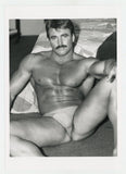 Cal Sinclair/Tom Armour 1989 Colt Studio 5x7 Sexy Stare Nice Bulge Gay Beefcake Photo J10247