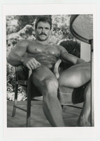 Cal Sinclair/Tom Armour 1989 Colt Studio 5x7 Defined 6-Pack Abs Well Endowed Gay Beefcake Photo J10248