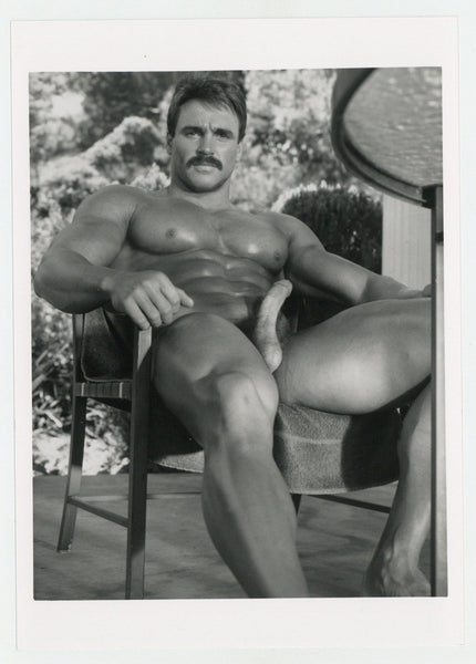 Cal Sinclair/Tom Armour 1989 Colt Studio 5x7 Defined 6-Pack Abs Well Endowed Gay Beefcake Photo J10248