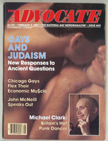 Advocate 1987 Don Saban Michael Clark 116pgs Vintage Gay Magazine M23325