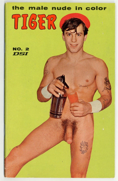 Tiger #2 DSI Sales 1965 Beefcake Boys 50pgs Vintage Gay Male Physique Magazine M23335