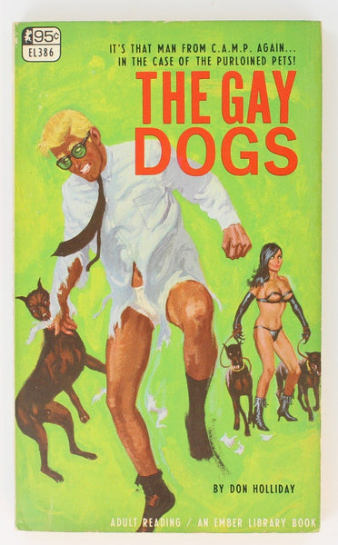 Gay Dogs by Don Holliday Victor Banis 1967 Ember EL386 Greenleaf Man From CAMP B6