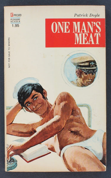 One Man's Meat 1968 Patrick Doyle Pleasure Reader PR3985 Greenleaf Gay Romance B11