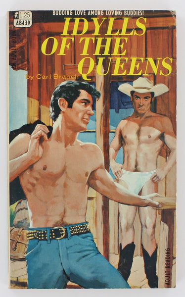 Idylls Of The Queens by Carl Branch 1968 Gay Romance Greenleaf Classics AB439 B21