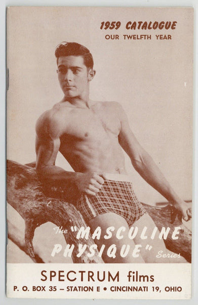 Spectrum Films 1959 Catalogue Gay Masculine Physique Frank Maurno Ted Martin M24332