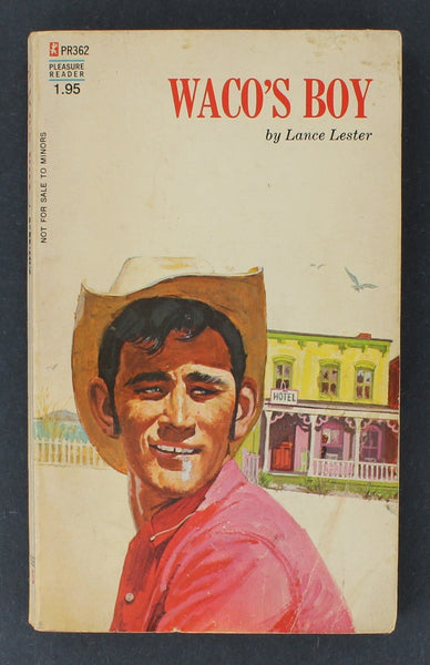 Waco's Boy by Lance Lester Greenleaf PR362 Robert Bonfils Gay Pulp Fiction B24