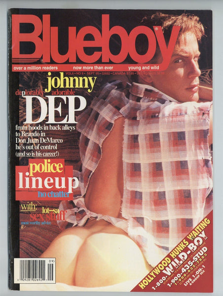 Blueboy 1995 Klinger Publishing Faalcon Video, Vintage Pinups 100pgs Bijou Gay Magazine M23460