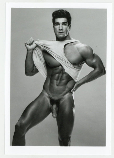Tony Ganz 1995 Colt 5x7 Jim French Perfect Physique Beefcake Gay Nude J10259