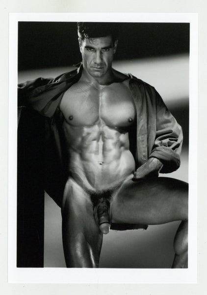 Tony Ganz 1995 Colt 5x7 Jim French Serious Stare Gay Physique Beefcake J10262