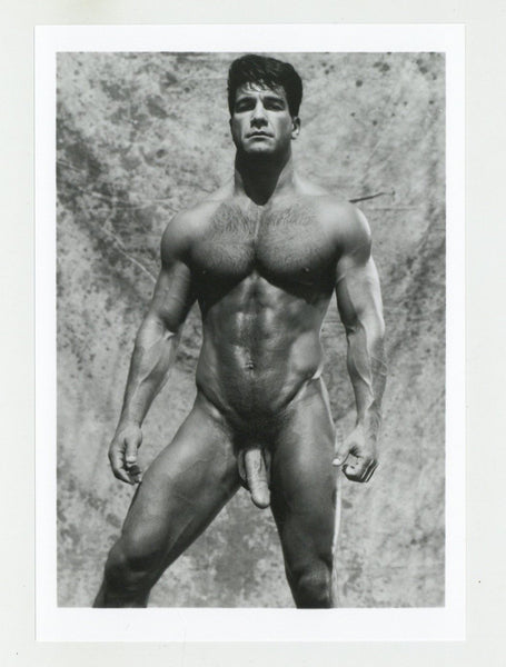Tony Ganz 1995 Colt 5x7 Jim French Defined Muscles Buff Beefcake Gay Physique Nude Photo J10267