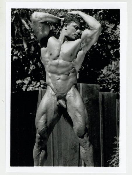Dave Sansone/Justin Brooks Colt 5x7 Jim French Huge Muscles Gay Nude Photo J10295