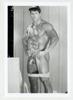 Dave Sansone/Justin Brooks Colt 5x7 Jim French Defined Muscles Gay Nude Photo J10297