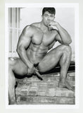 Dave Sansone/Justin Brooks Colt 5x7 Jim French Serious Stare Huge Biceps Gay Nude Photo J10298