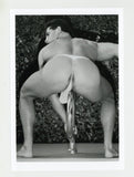 Ace Carponi Squatting 1994 Colt Studios 5x7 Jim French Bent Over Ass View Gay Beefcake Nude Photo J10313