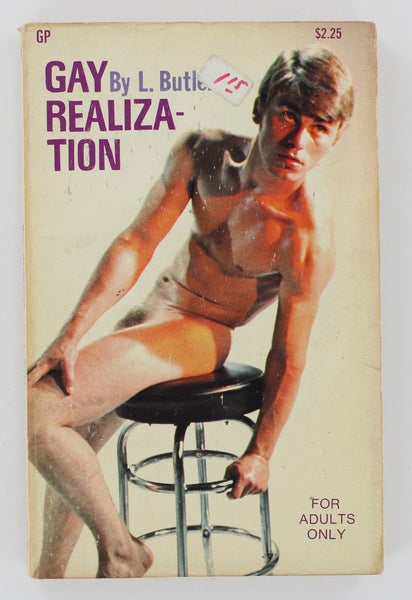 Gay Realization by L Butler 1970 Gay Parisian Press GP Erotic Pulp Fiction B42