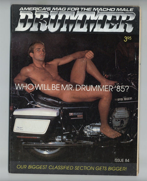 Drummer 1985 Rydar Hanson, John Preston, Larry Townsend 100pgs Vintage Gay Leather Magazine M23513